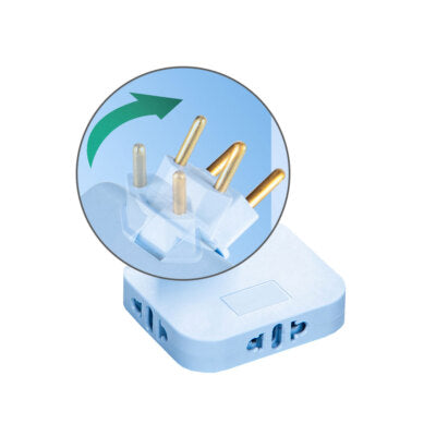 Rotating socket converter – FlexiPlug™ Adapter (1+1 free)