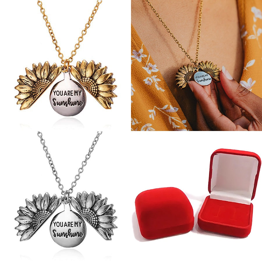 Sunflower Necklace – ShineBloom™