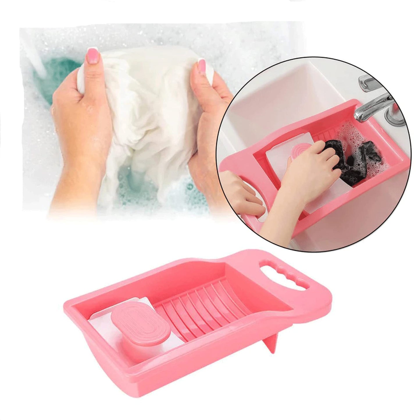 Mini washboard for delicate laundry