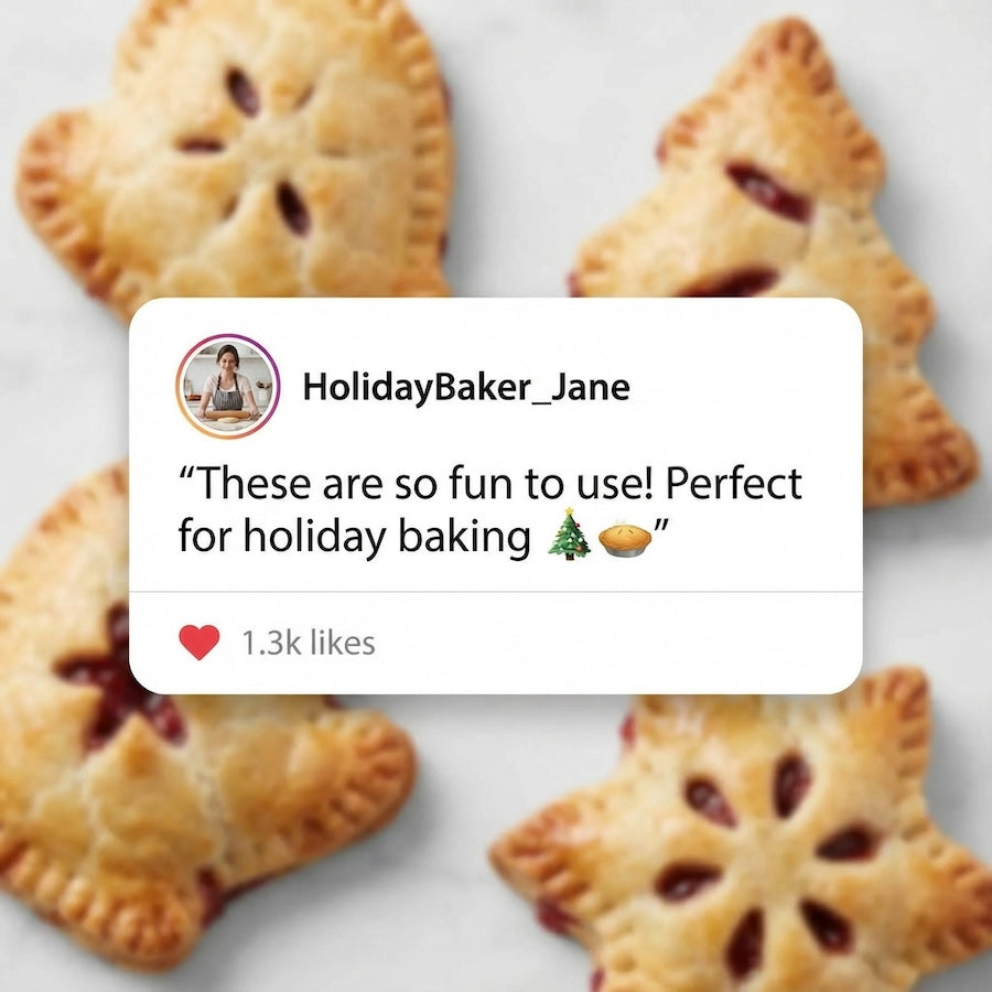 PieMagic™ – Set modelčkov za polnjene pite (3 oblike)