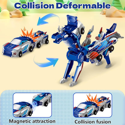 Collision Transforming Robot Dinosaur Car Toy