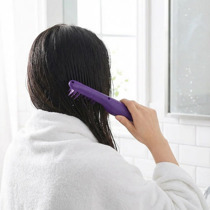 Automatic hair detangling brush