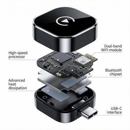 Allverto™ Wireless CarPlay & Android Auto Adapter