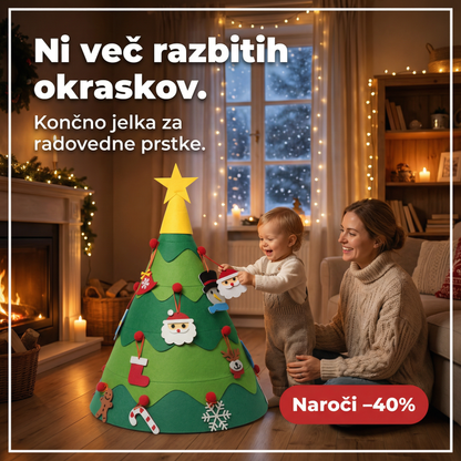 Montessori božična jelka za malčke