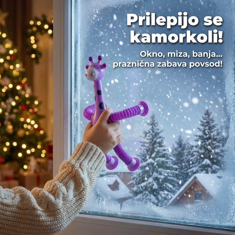 Raztegljiva Žirafa s Priseski